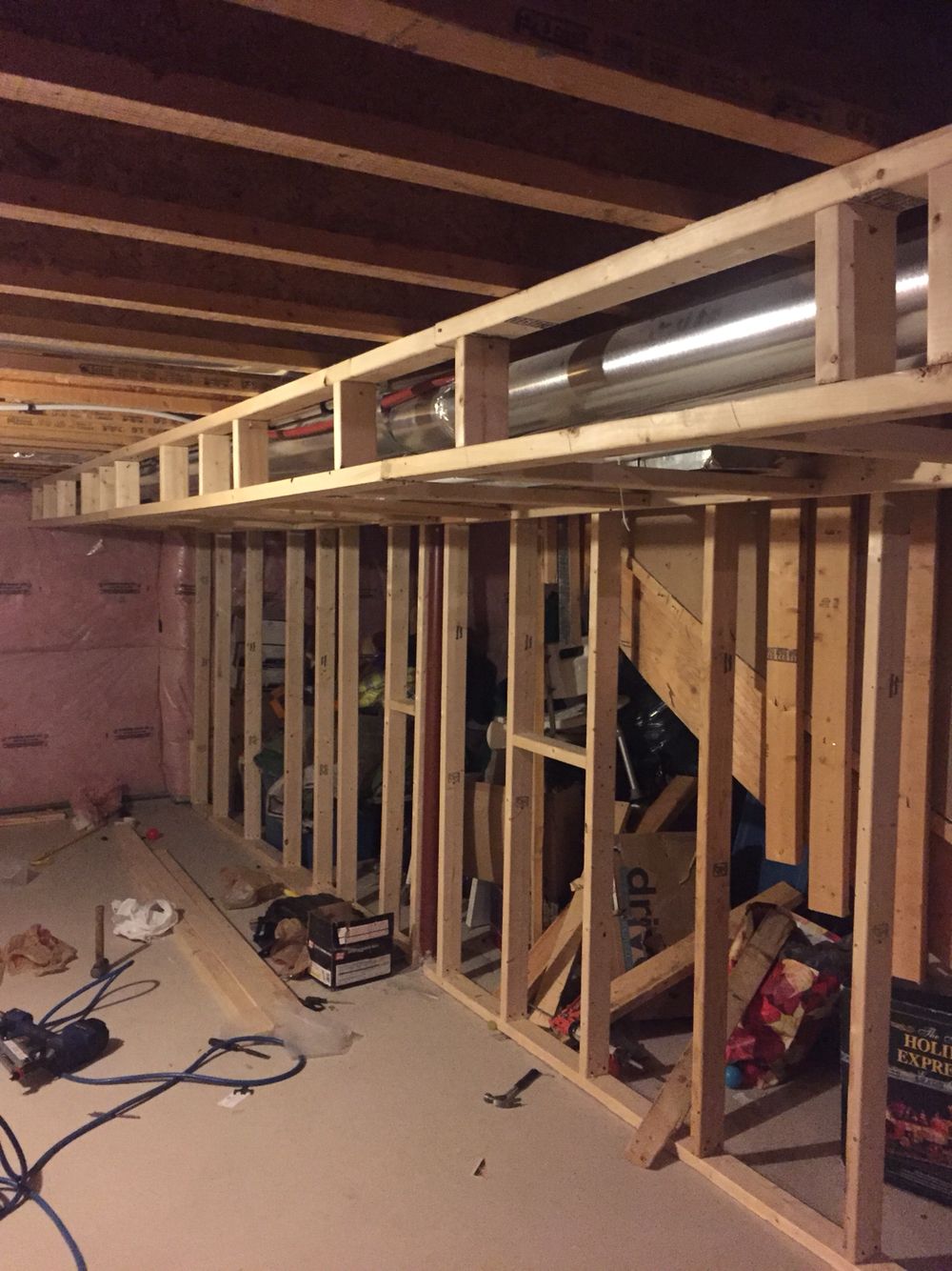 Structural work and framing process