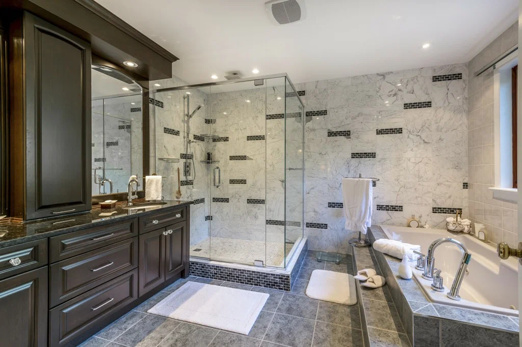 Custom bathroom and luxury shower design