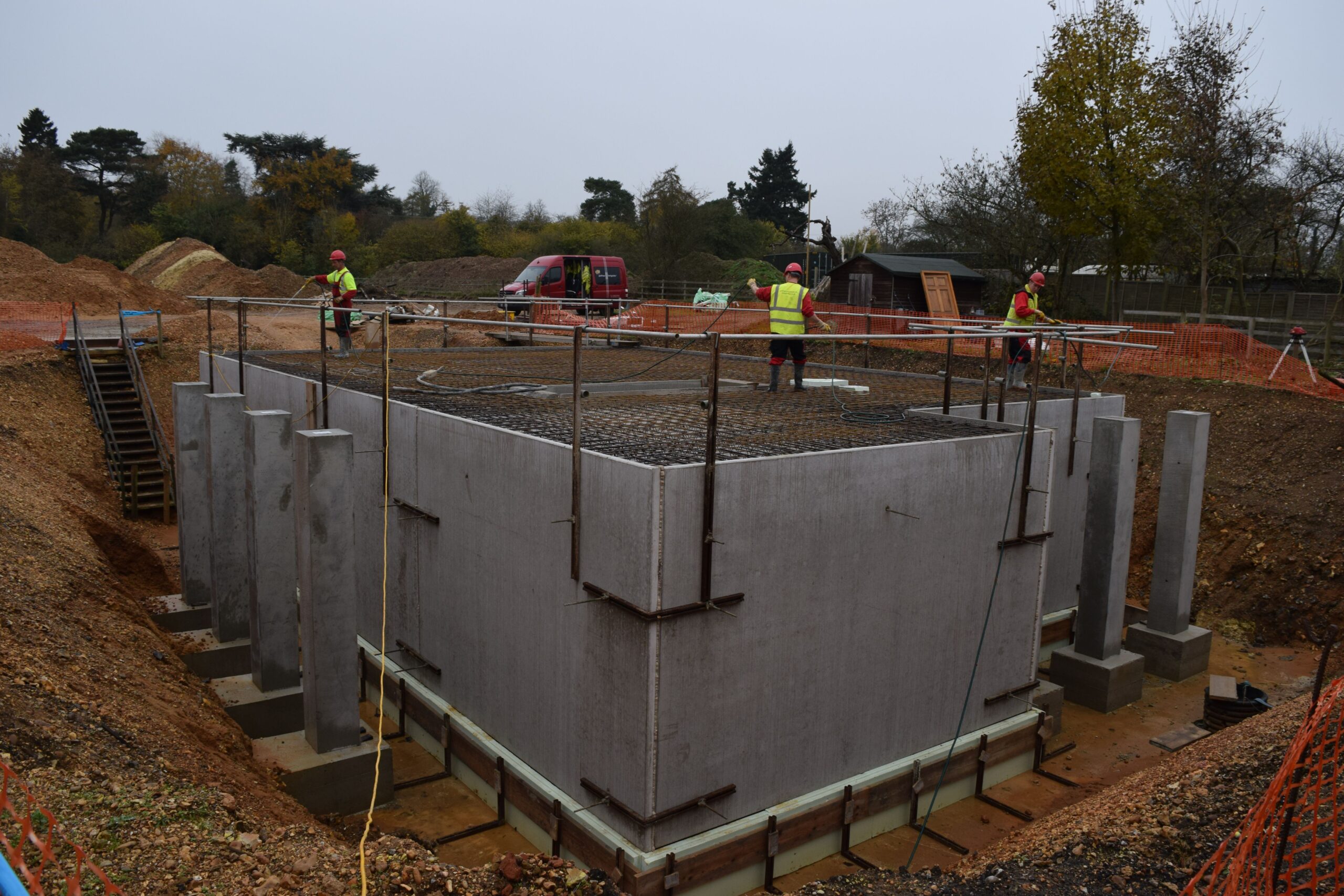 Basement construction and structural work